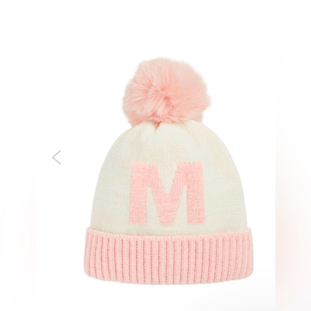 NWT Initial “M” Girls Touque